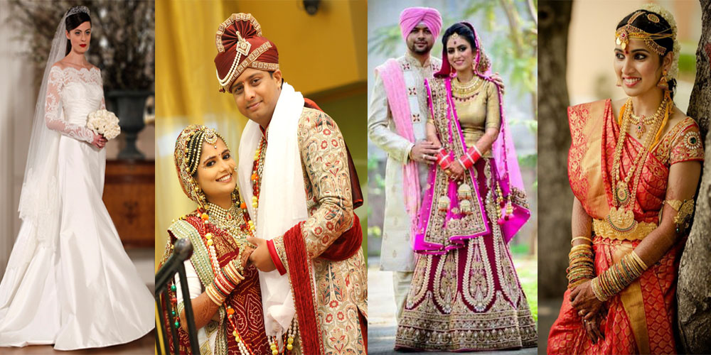 Dressing Combinations Variations For Traditional Wedding Ceremonies In India Srkpro